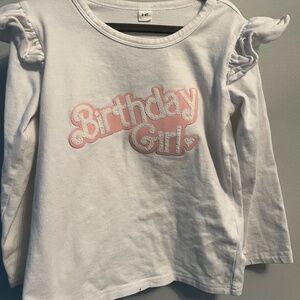 Barbie theme birthday girl tee